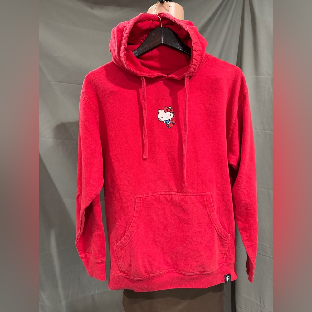 Hello Kitty Red Hoodie Size Medium